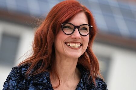 BAV-Maklerin Cordula Vis-Paulus, Veranstalterin des German Equal Pension Symposiums: „Care Arbeit gehört ins BIP!“ Foto: Cordula Vis-Paulus