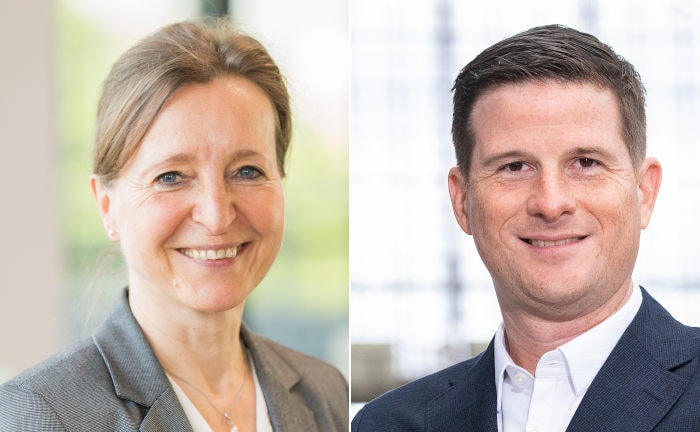 Neu im Vorstand der DEVK: Annette Hetzenegger und Michael Zons