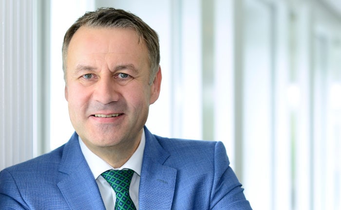 Eberhard Sautter, Chef des Versicherers Hanse-Merkur
