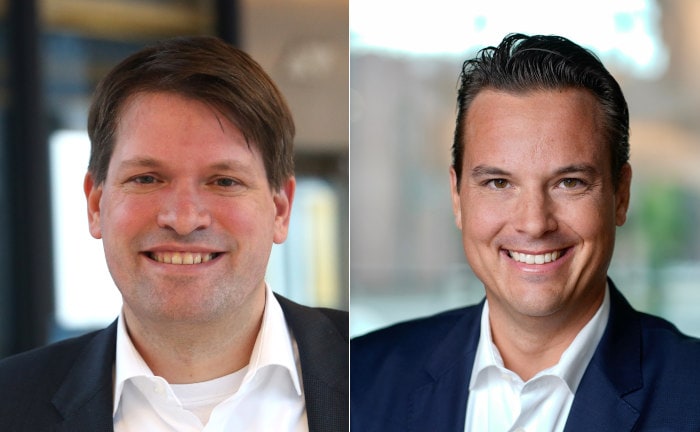 Vertriebsprofis Gunnar Görtz (links) und Oliver Schellenberger