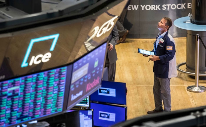Blick in die Aktienbörse in New York: Der US-Aktienmarkt ist zu 68 Prozent im MSCI World gewichtet