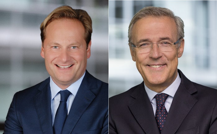 Generali-Manager Stefan Lehmann (links) und Giovanni Liverani