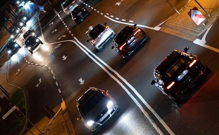 Morgentlicher Verkehr in Göttingen