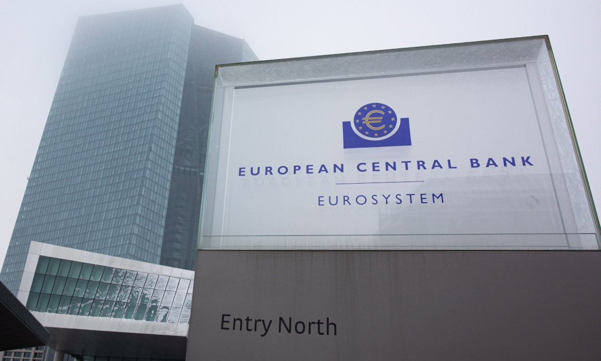 EZB-Gebäude am Tag der erhöhten Zinsen, 15. Dezember 2022: Die Märkte reagierten frostig