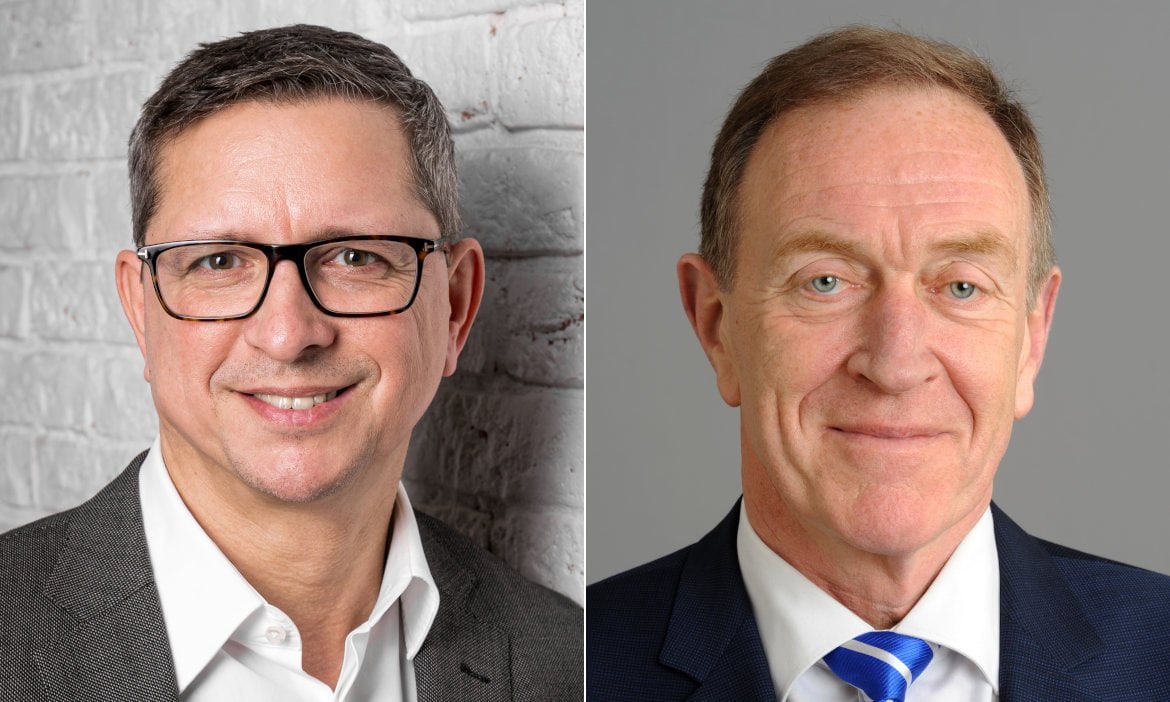 AfW-Vorstand Norman Wirth (links) und BVK-Präsident Michael H. Heinz