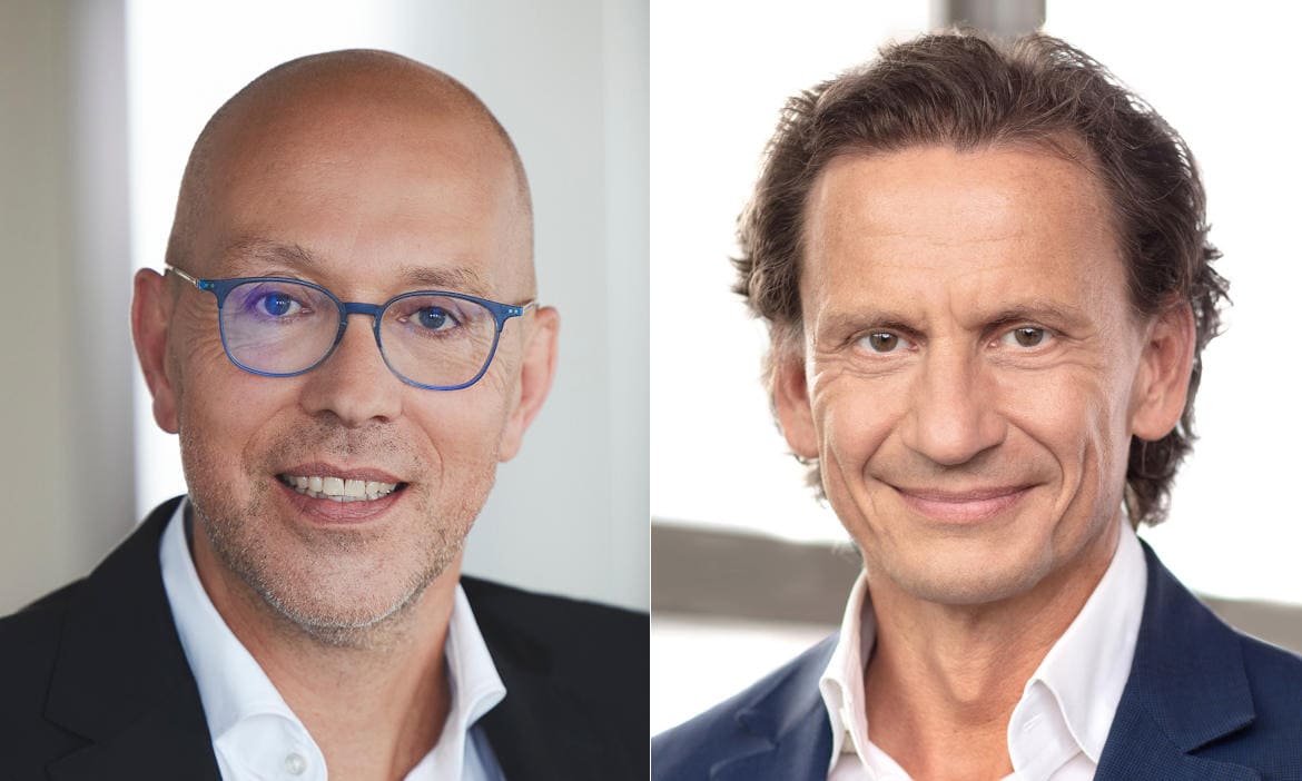 Hauptgeschäftsführer Jörg Asmussen (GDV) und Thomas Richter (BVI)