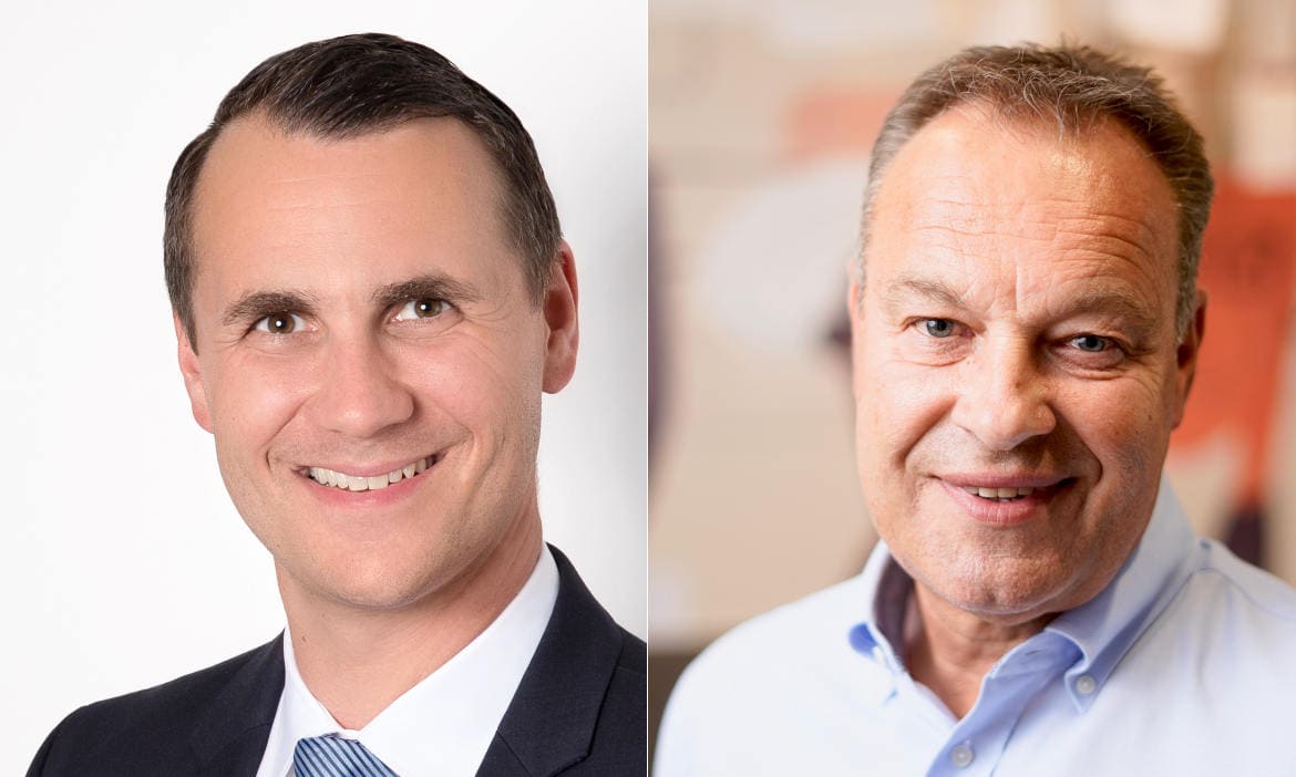 Jan Roß, bald ehemalige Bereichsvorstand Maklervertrieb bei Zurich Deutschland, und Nachfolger Kai Müller