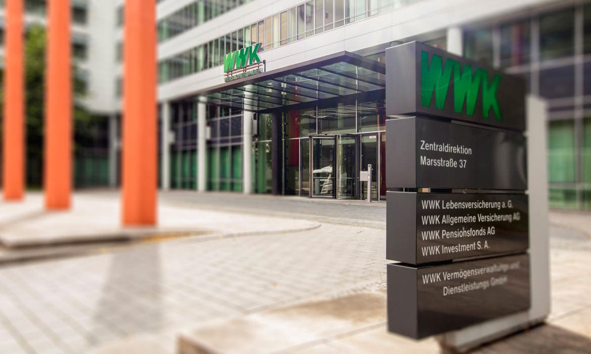 Zentraldirektion der WWK in München: Erster Sieger im neuen Meta-Rating von Metzler Ratings