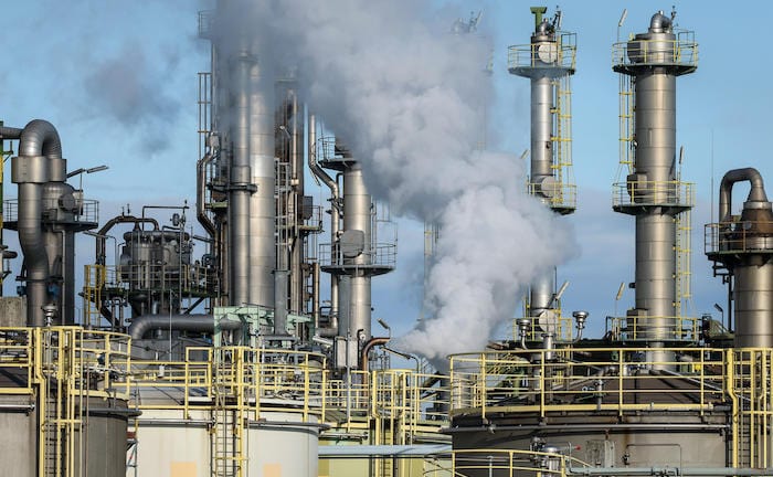 Industrieanlage im Chemiepark zu Oberhausen