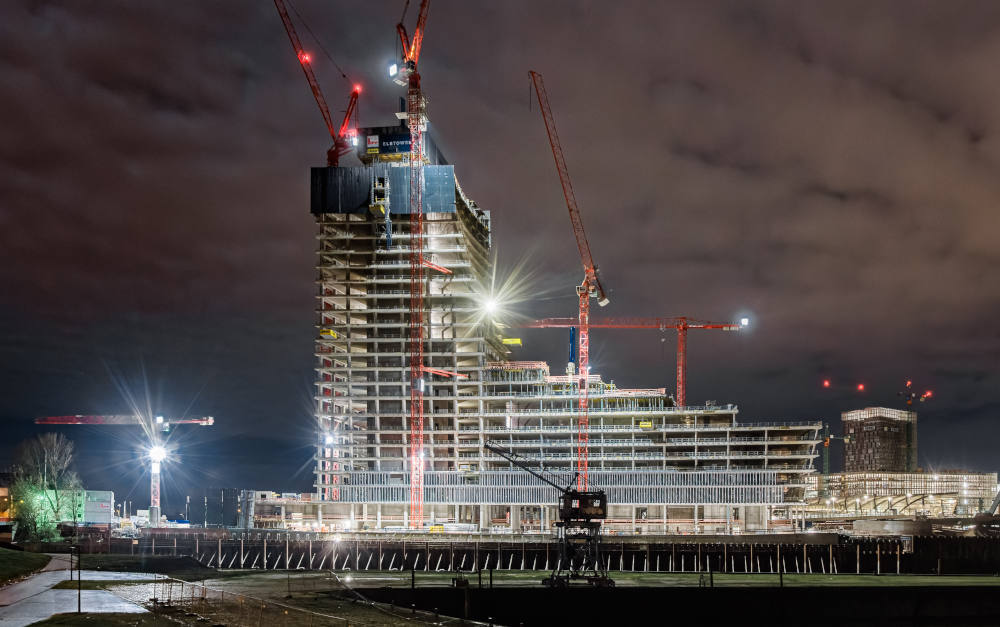 Stillstand beim Signa-Bauprojekt Elbtower in Hamburg
