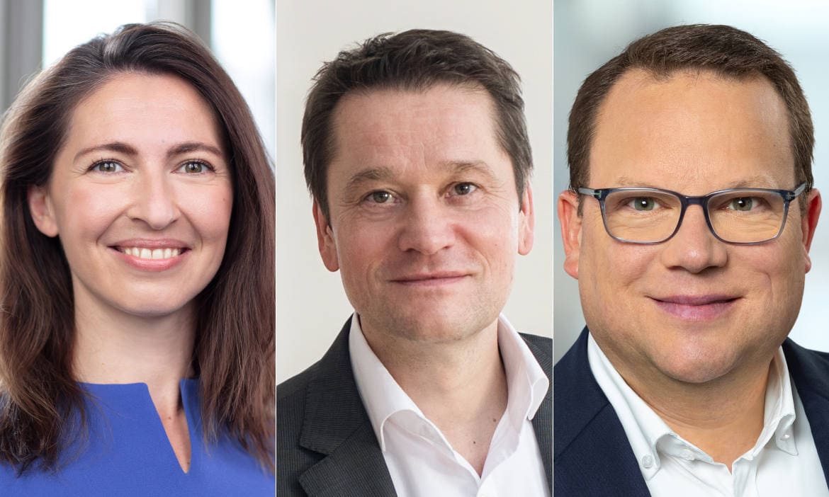 Spezialisten für Altersvorsorge (v.l.): Cvetelina Todorova (BVI), Michael Hauer (IVFP) und Martin Stenger (Franklin Templeton)