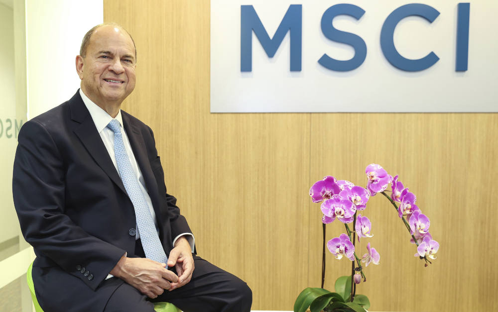 Henry Fernandez ist seit 1998 Chef des Index- und Datenhauses MSCI: Als Anbieter von Nachhaltigkeitsdaten ist MSCI besonders beliebt