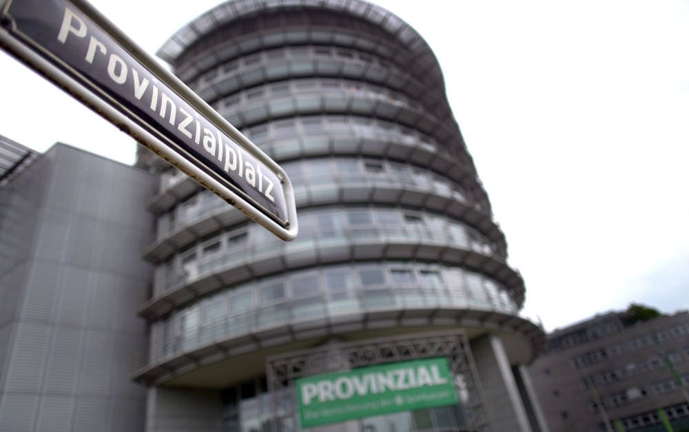 Ort des Geschehens: Am Provinzialplatz in Düsseldorf steigt der „Rheinische Versicherungstag 2024“