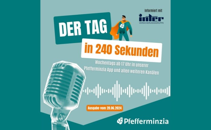 In rund 4 Minuten bestens informiert über die News des Tages: Das ist das Ziel unseres neuen Audio-Formats „Der Tag – in 240 Sekunden“