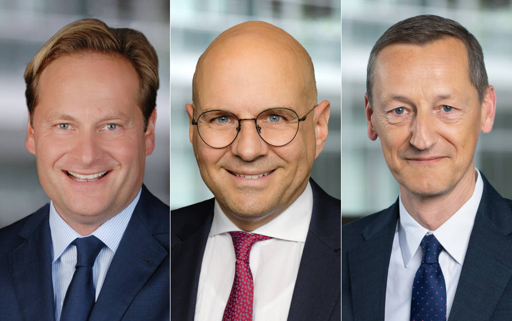 Generali-Manager (v.l.n.r.): Stefan Lehmann, Uli Rothaufe, Roland Stoffels
