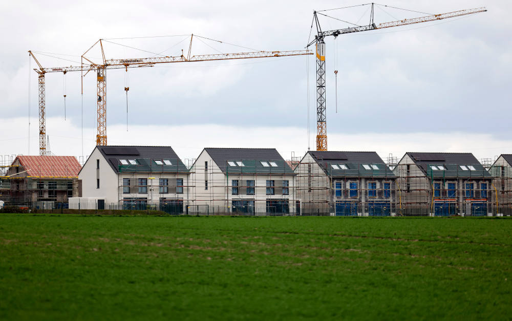 Neubauten von Einfamilienhäusern in Glessen: weniger Tilgung, weniger Eigenkapital