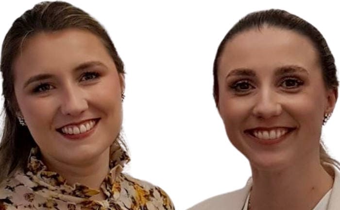 Alexandra Pfeiffer-Hillmann (links) und Lena König von der IKK Classic