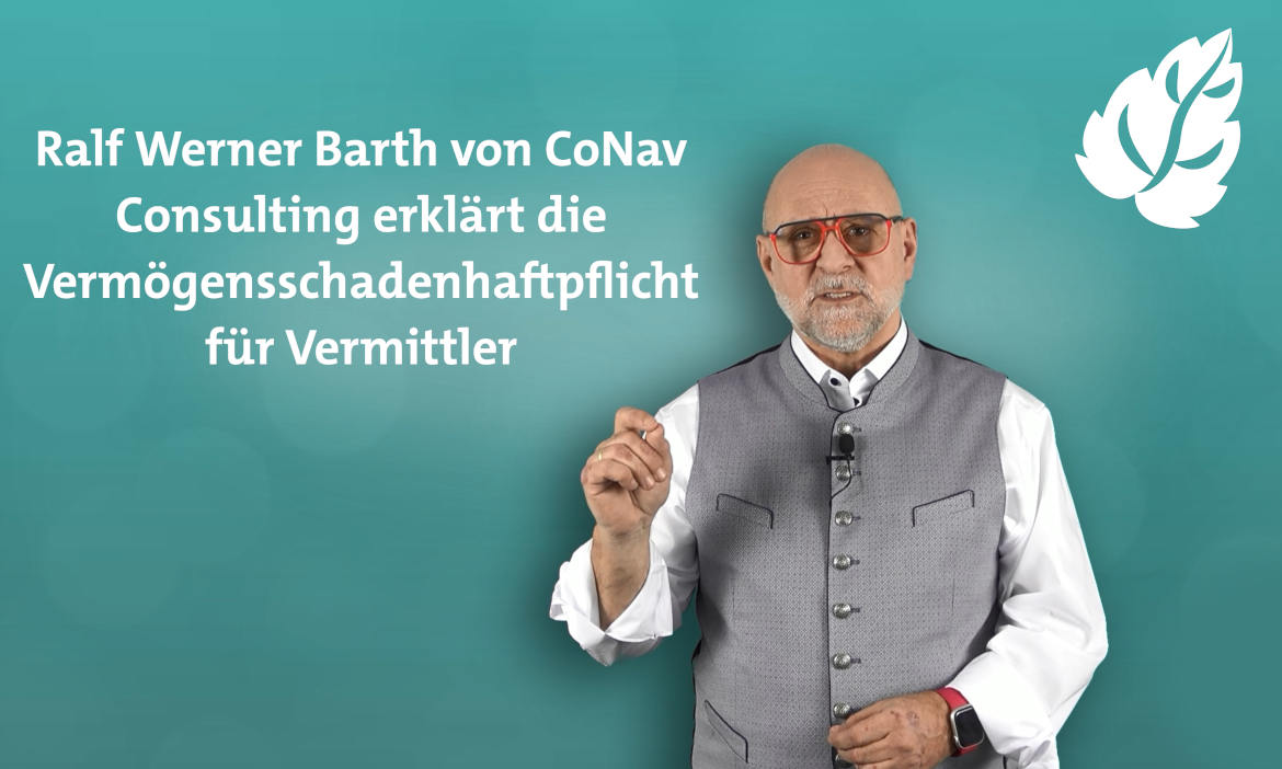 Ralf Werner Barth (CoNav Consulting) erklärt, worauf Vermittler bei ihrer Vermögensschadenhaftpflichtversicherung achten sollten