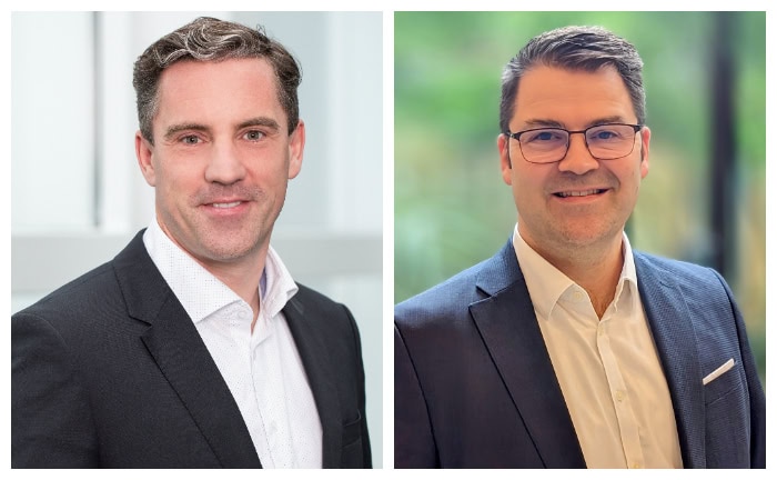 Claus Hunold und Sascha Quillet (v.l.): Das Vorstandsteam der Haftpflichtkasse ist nun komplett.