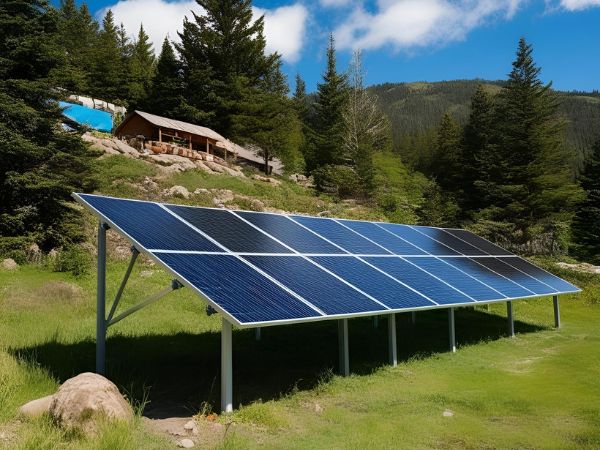 PV-Anlage in der Natur, Foto: Canva KI