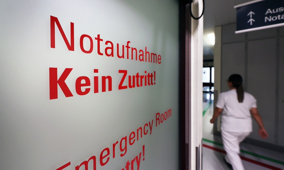 Notaufnahme einer Uniklinik: 18 Prozent der Deutschen wegen eines fehlenden Facharzttermins in die Notaufnahme gehen.
