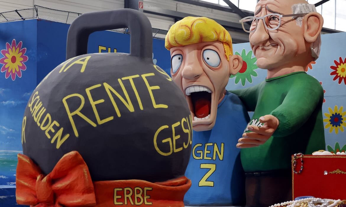 Ist auch schon Thema im Karneval: Der Generationenvertrag steht auf der Kippe, zeigt eine aktuelle Umfrage.