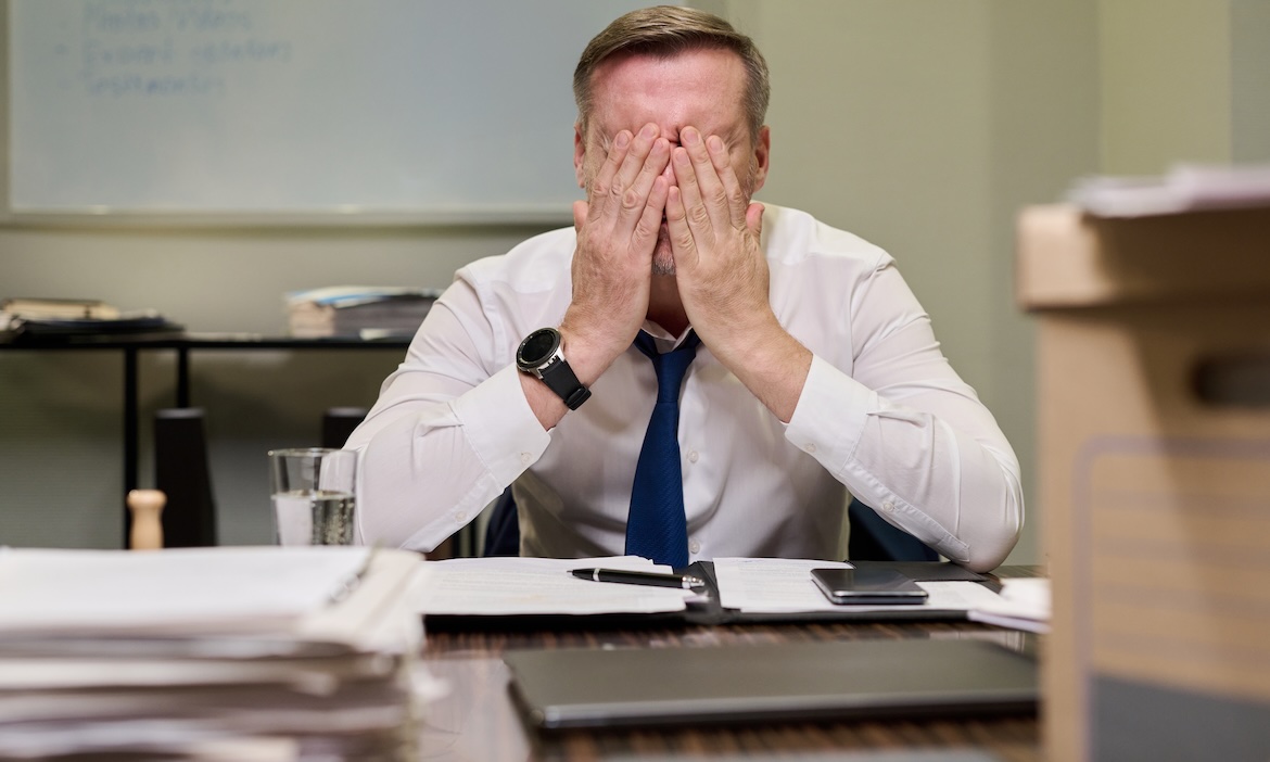 Mittelstand in Krisenstimmung: Firmenchefs und Mitarbeitende machen sich zunehmend Gedanken um die Zukunft ihrer Firma.